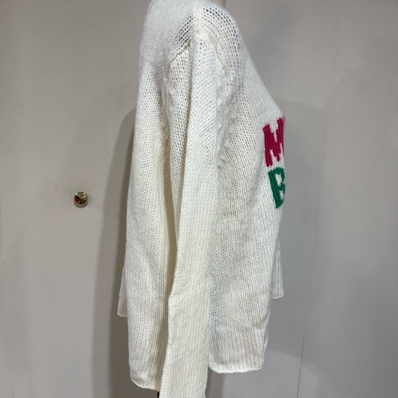 NWT Wooden Ships Holiday Sweater - Picture 6 of 9